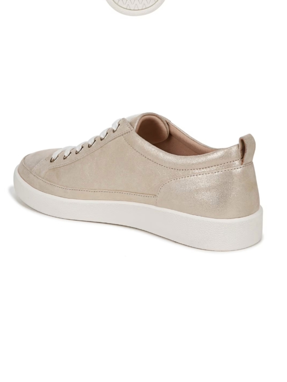 New in Box Vionic Winny Sneaker in Gold Leather 8.5W - Picture 2 of 11
